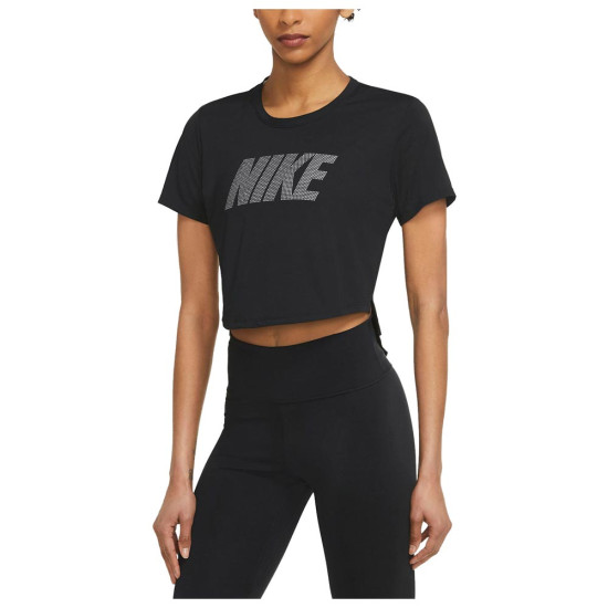 Nike Γυναικεία κοντομάνικη μπλούζα crop